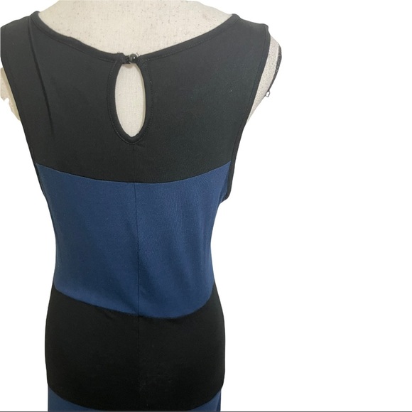 Bobeau maxi dress colorblocked sleeveless keyhole back. rayon blend. Size Small - Picture 7 of 12